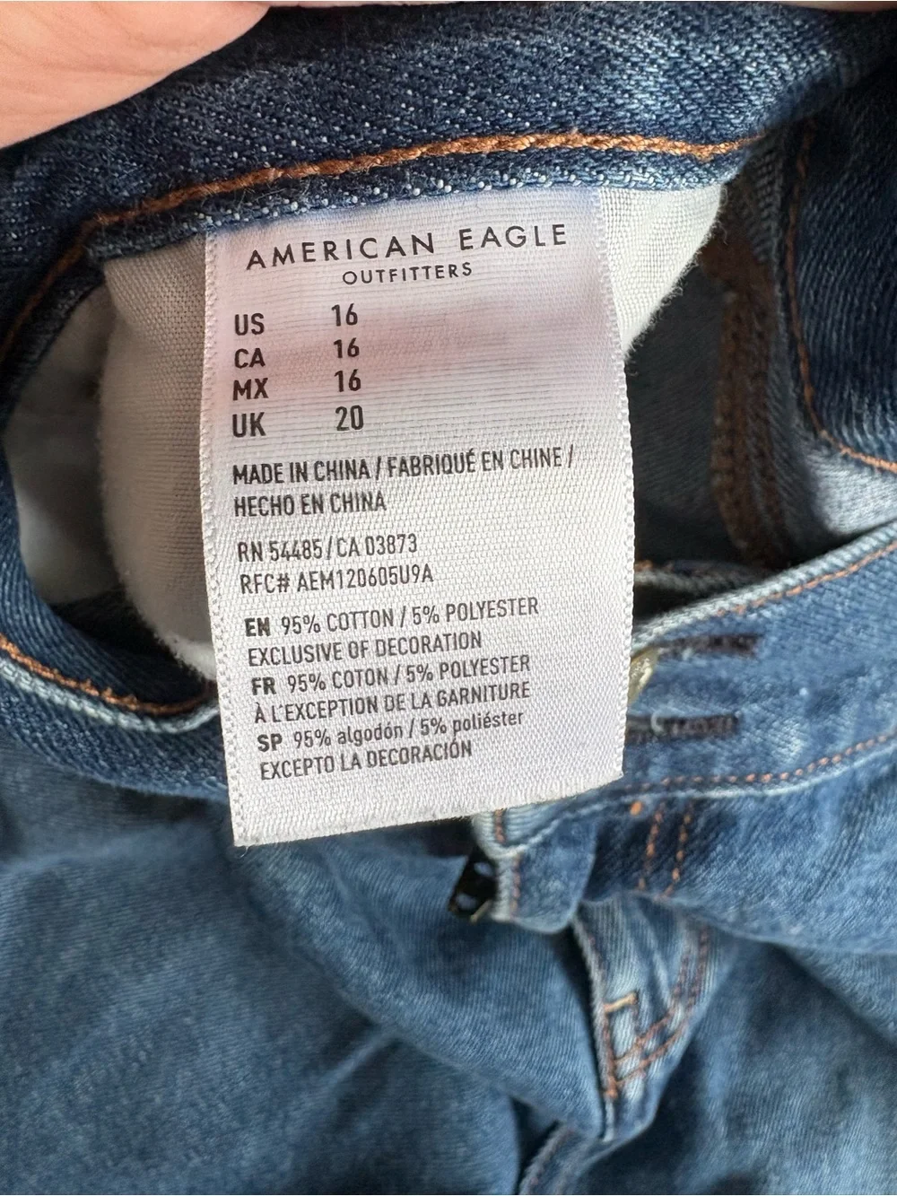 American Eagle High Rise Mom Shorts Sz 16
